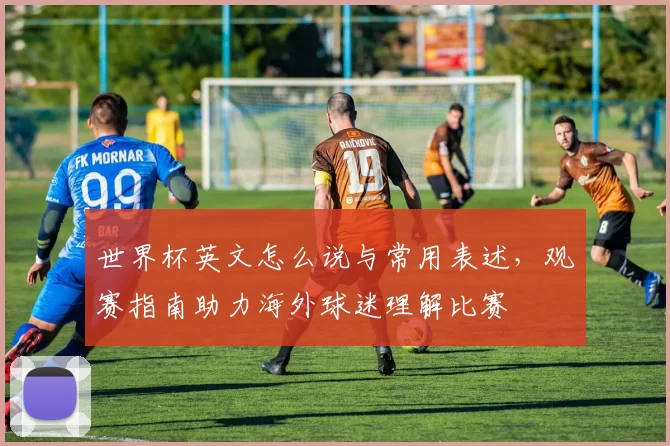 世界杯英文怎么说与常用表述，观赛指南助力海外球迷理解比赛